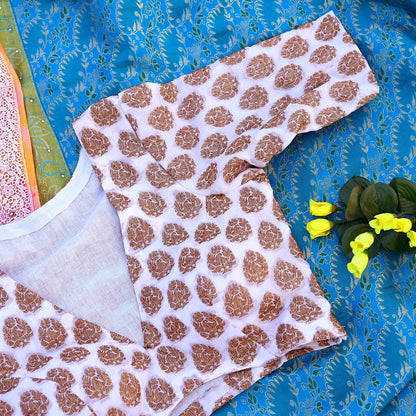 Indian New White Pure Georgette Silk Hand Woven Padded Blouse/Top/Crop Party wear Bollywood One Of a Kind Blouse