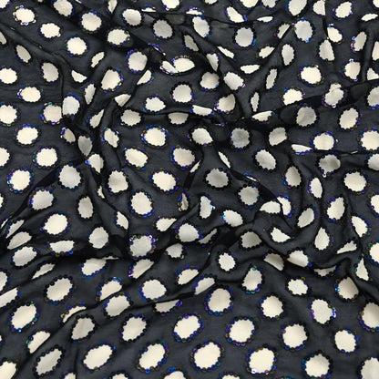 Indian Vintage Black Dupatta Pure Georgette silk Long Stole Hand Embroidered Scarves Stole Veil Wrap Sequins