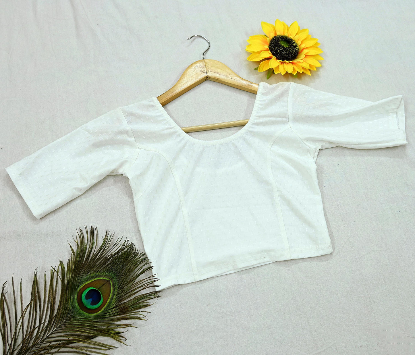 Indian New Rayon Woven Stretchable Blouse / Crop Top / Party Wear Bollywood Blouse