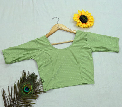 Indian New Rayon Woven Stretchable Blouse / Crop Top / Party Wear Bollywood Blouse