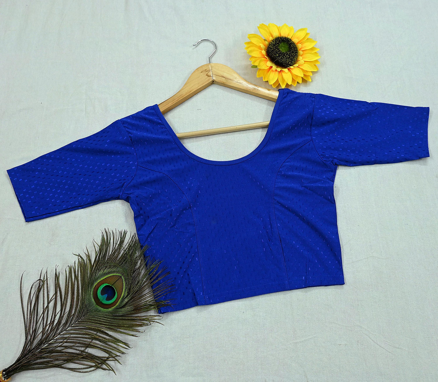 Indian New Rayon Woven Stretchable Blouse / Crop Top / Party Wear Bollywood Blouse