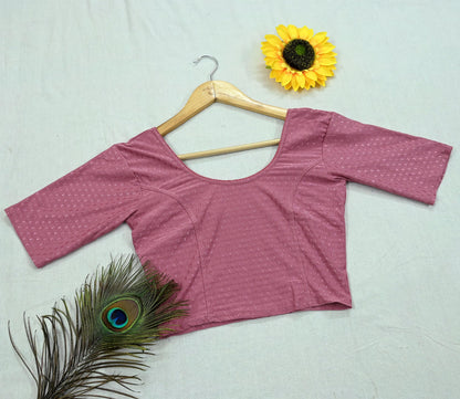 Indian New Rayon Woven Stretchable Blouse / Crop Top / Party Wear Bollywood Blouse