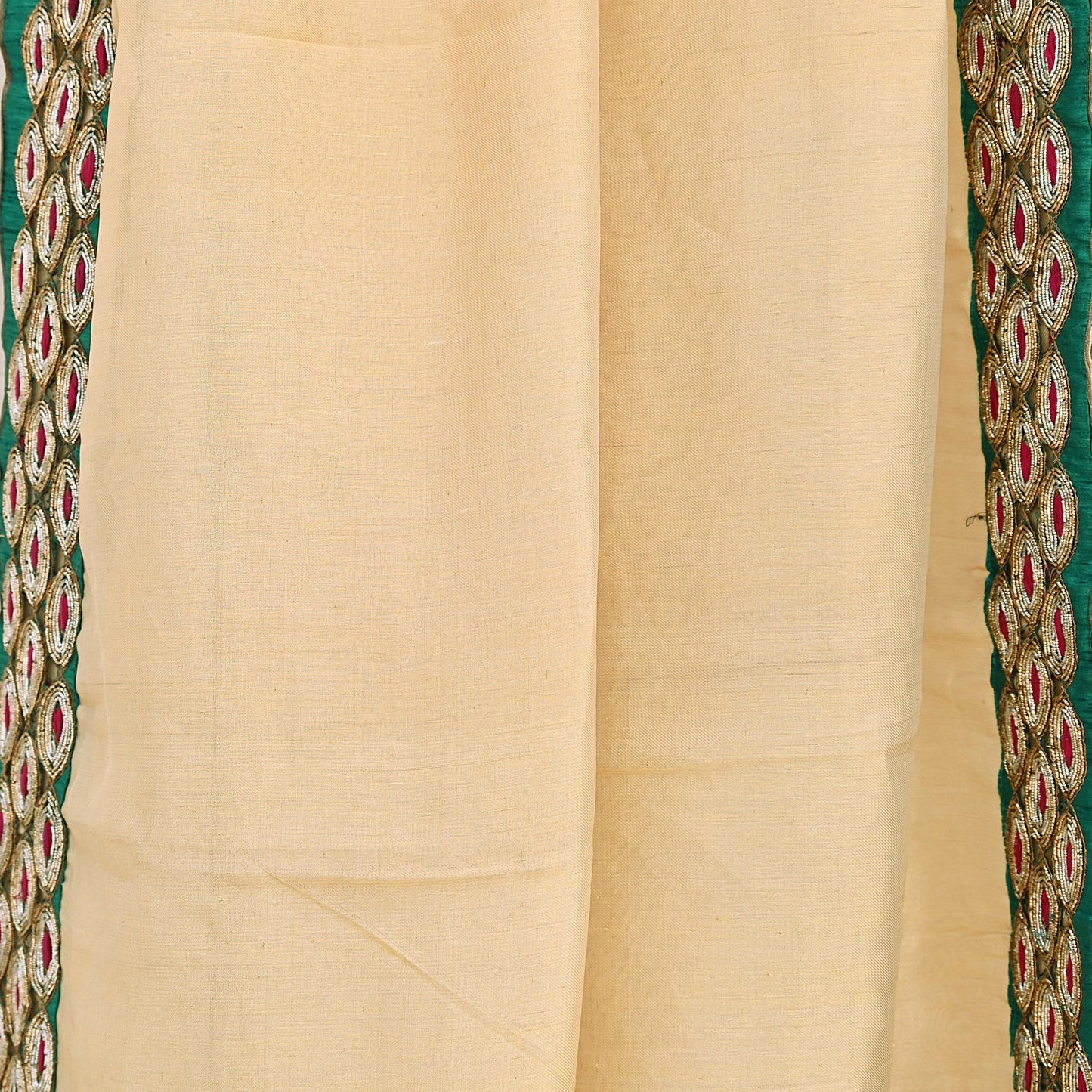 Indian Vintage Heavy Golden Dupatta Tissue Silk Long Stole Hand Embroidered Designer By Sabyasachi Veil Scarves Wedding/Bridal Wear