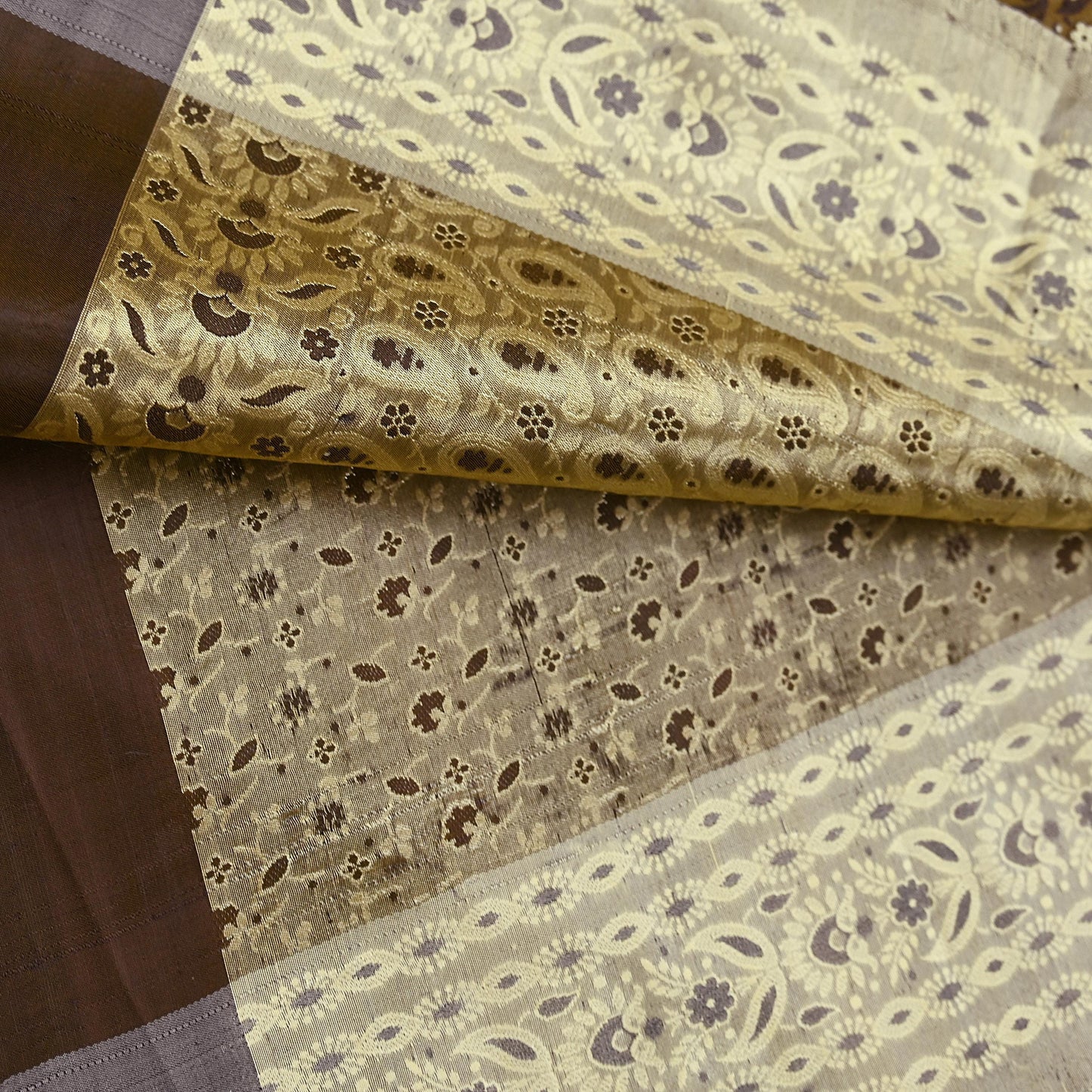 Vintage Green Banarasi Silk Saree Pure Satin Silk Handwoven Tanchoi Fabric with Floral Weave 5 Yard Dressmaking Craft Material