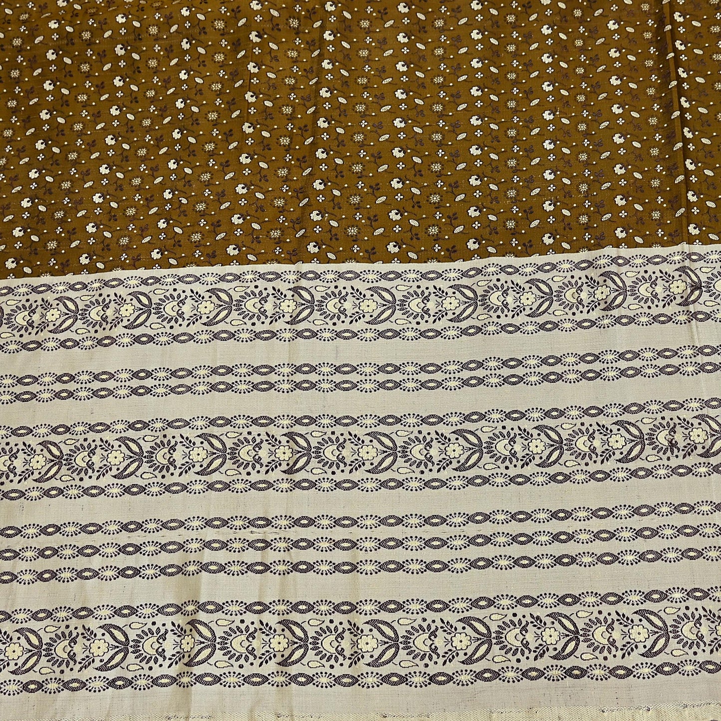 Vintage Green Banarasi Silk Saree Pure Satin Silk Handwoven Tanchoi Fabric with Floral Weave 5 Yard Dressmaking Craft Material