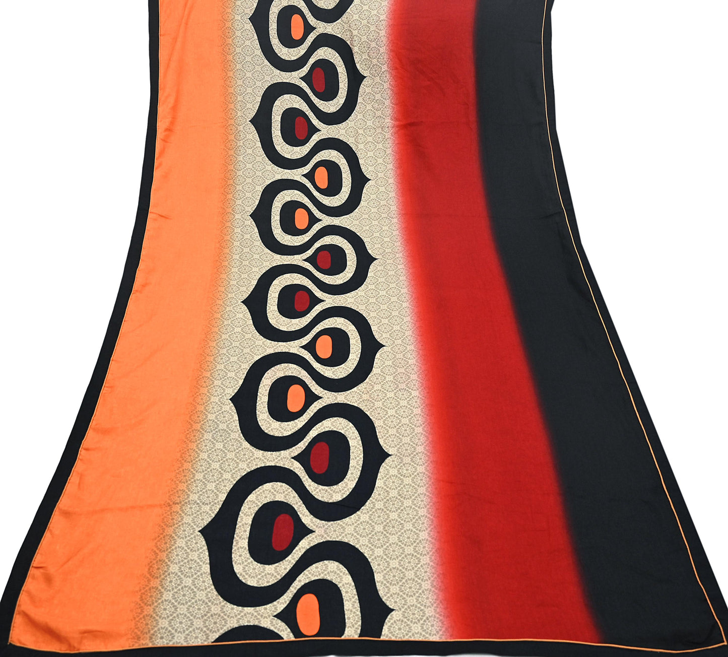 Indian Vintage Long Stole Woolen Scarf Dupatta Infinity Scarves Printed Sarong Wrap Craft Fabric Veil Woman Hijab Shawl Floral