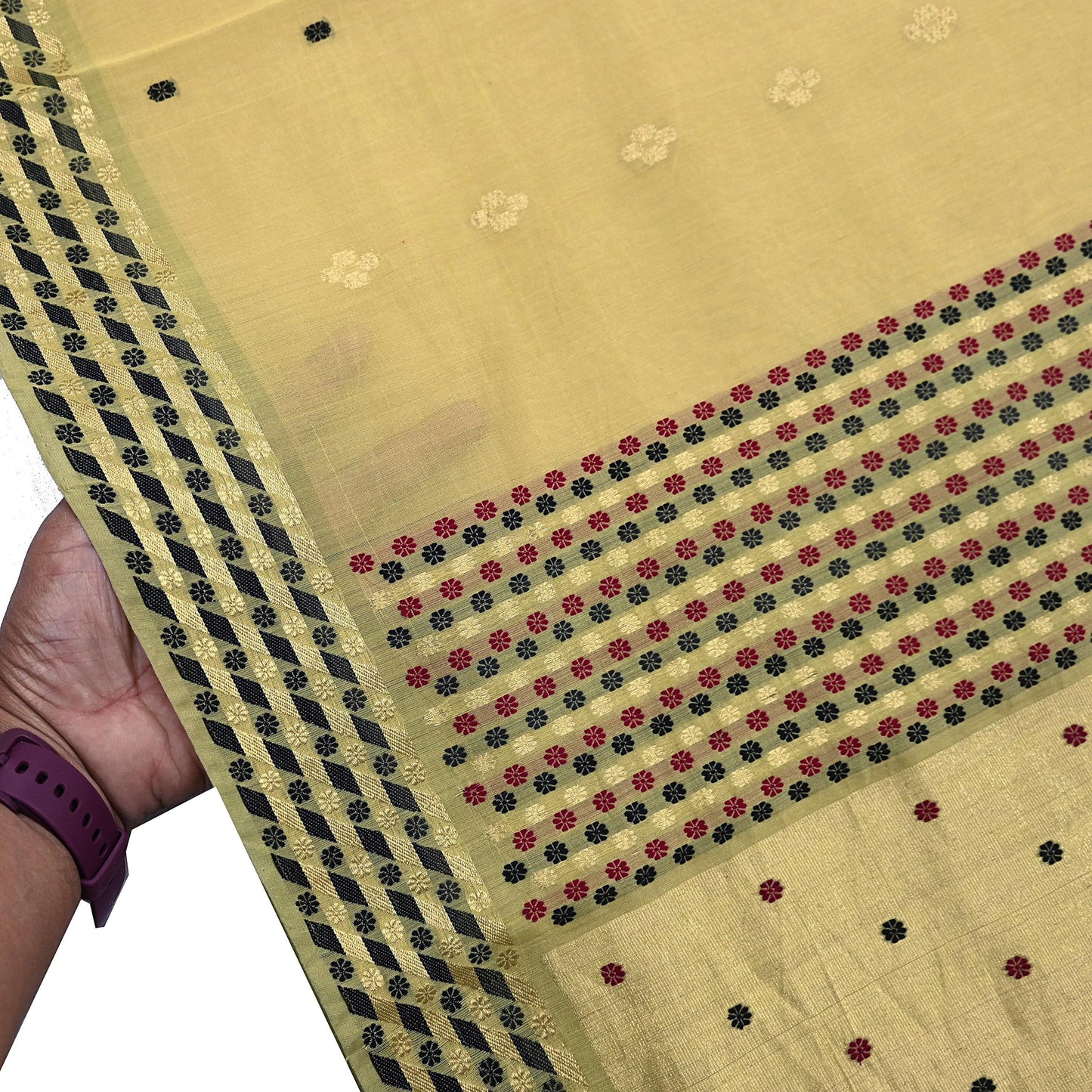 Indian Vintage Sari Beige Pure chanderi Silk Woven Sarees Fabric 5Yd Soft Zari Border Floral Dress making bollywood