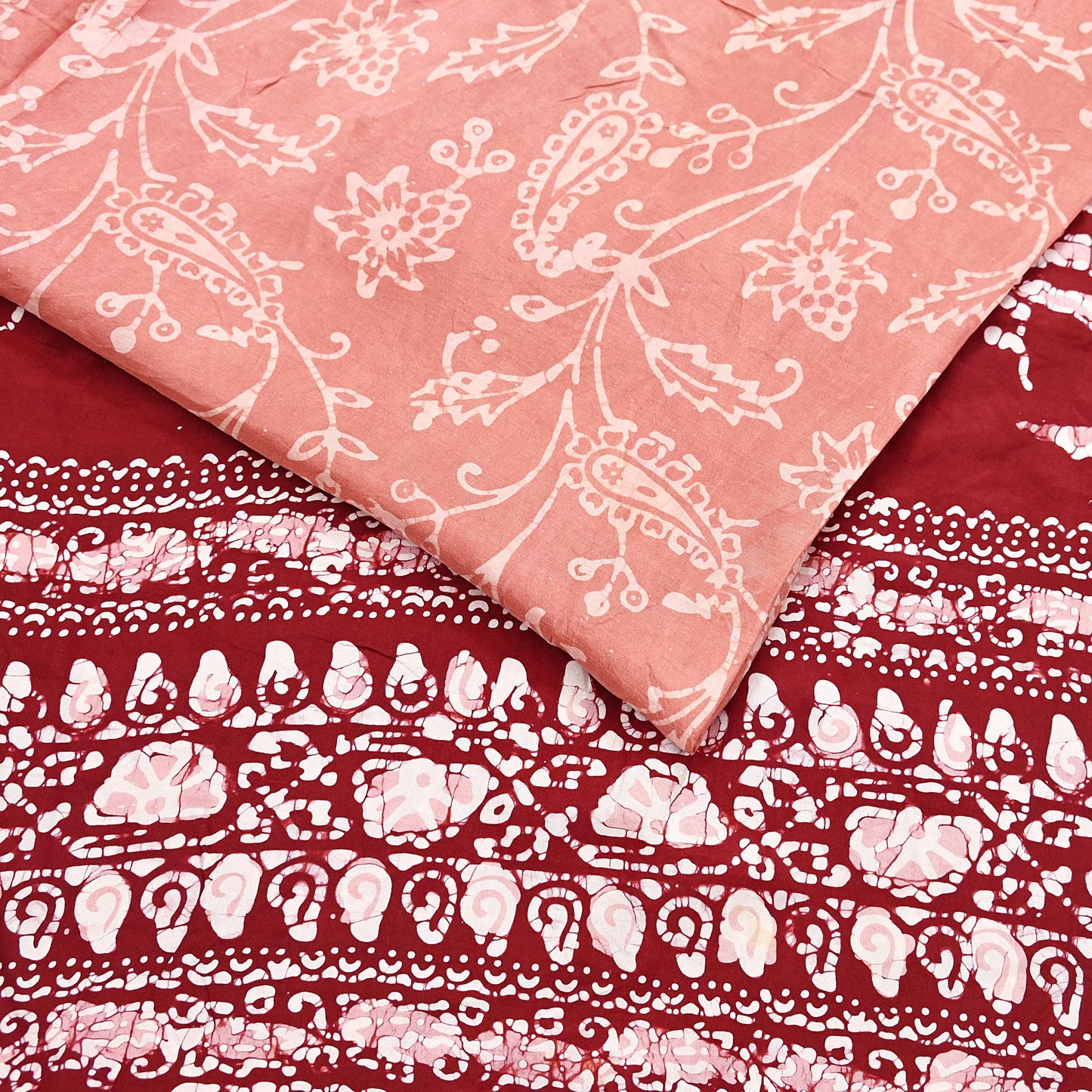 Indian Vintage Sarees Batik Printed 100% Pure Silk Sari Craft Fabric 6Yd Soft Sewing Sarong Wrap Boho Dress Making For Crafting Quilting