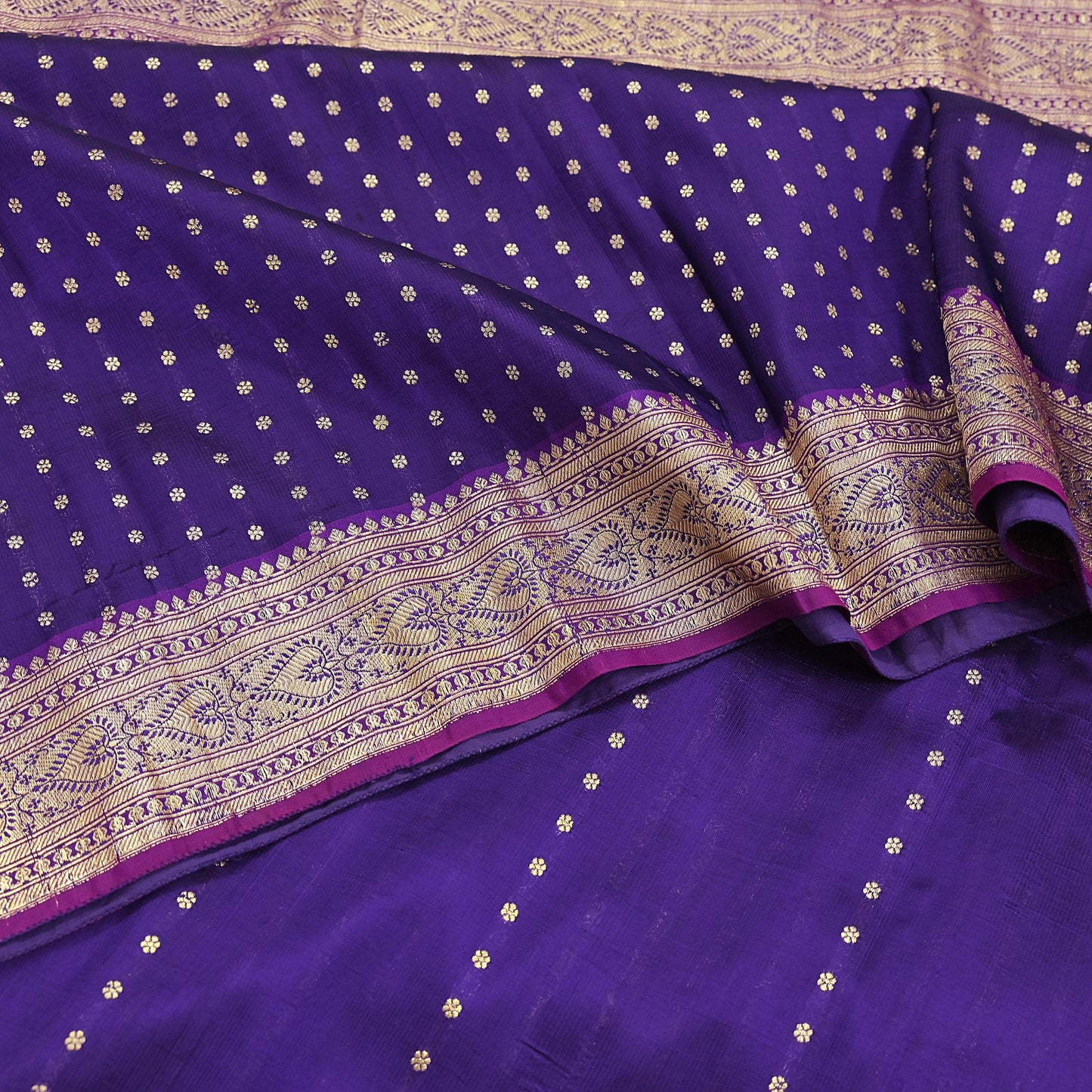 Indian Vintage Sari Pink & Purple Heavy Wedding Artificial Silk Woven Brocade Banarasi Sarees Ethnic Zari 5Yd Dress Making Bollywood Sari