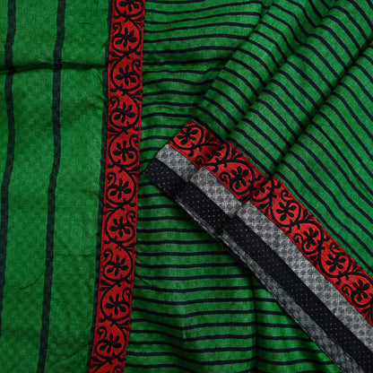 Indian Vintage Green Long Stole Pure Woolen Scarf Printed Dupatta Infinity Scarves Sarong Wrap Veil Woman Hijab Shawl Craft Fabric