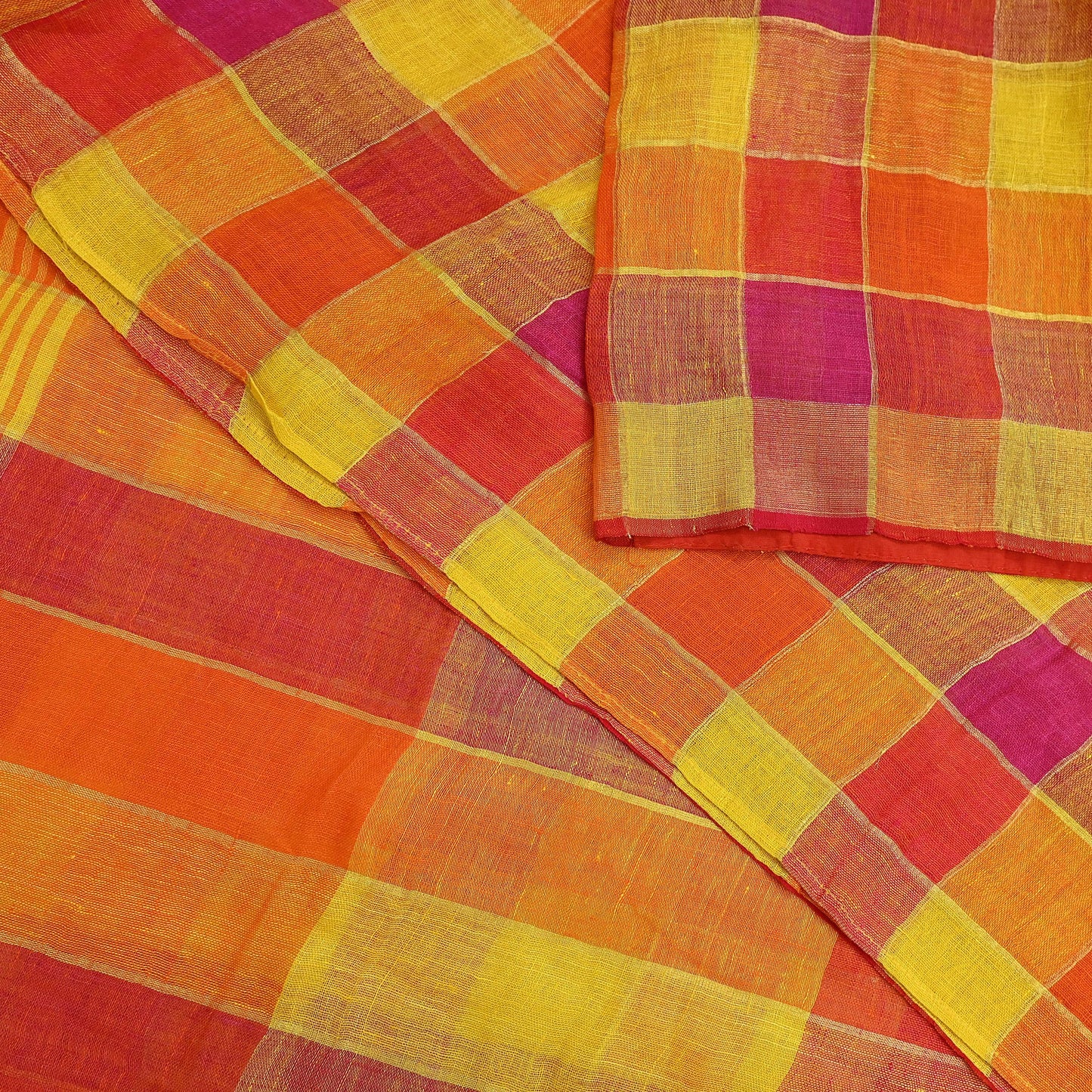 Indian Vintage Sari Multi Pure Cotton Hand Woven Sarees Craft Fabric 5yd Ethnic Floral Crafting Upcycle Quilting Dress Making