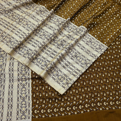 Vintage Green Banarasi Silk Saree Pure Satin Silk Handwoven Tanchoi Fabric with Floral Weave 5 Yard Dressmaking Craft Material