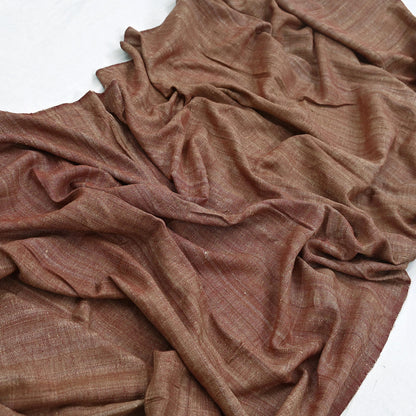 Indian Women Vintage Brown & beige Long Stole Pure Woolen Scarf Dupatta Scarves Sarong Wrap Veil Hijab Shawl Soft