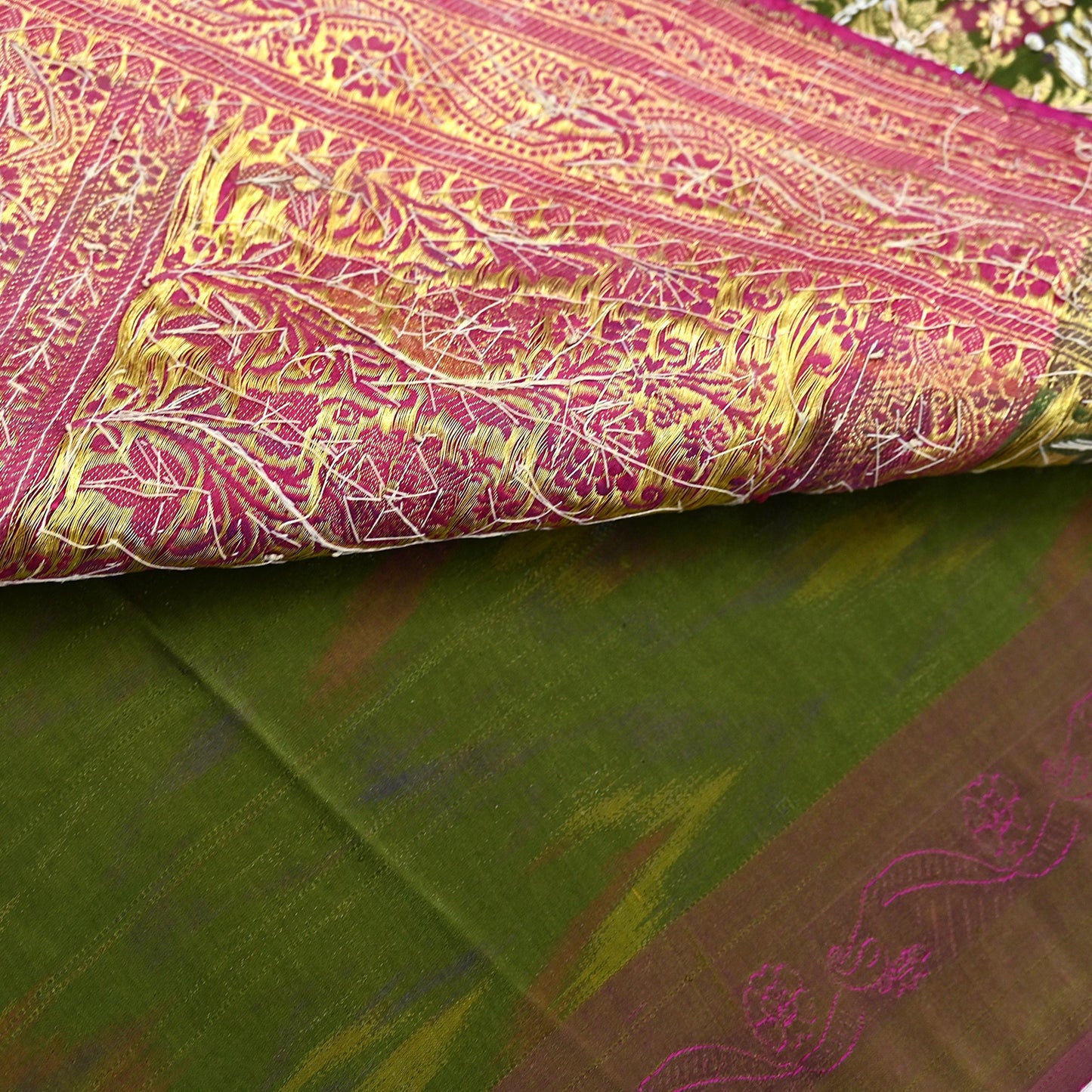 Vintage Multi Heavy Wedding Sari Pure Satin Silk Woven Banarasi Tanchoi Embroidered Sarees 5Yd Craft Fabric Golden Zari Ethnic Dress Making