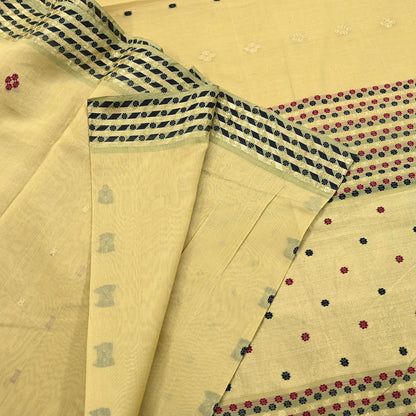 Indian Vintage Sari Beige Pure chanderi Silk Woven Sarees Fabric 5Yd Soft Zari Border Floral Dress making bollywood