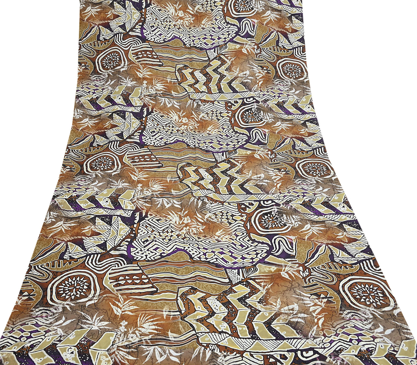 Indian Vintage Sari Pure Silk Printed Sarees 5yd Sewing Craft Fabric Dress Making Soft Quilting Crafting Upcycle Used Abstract