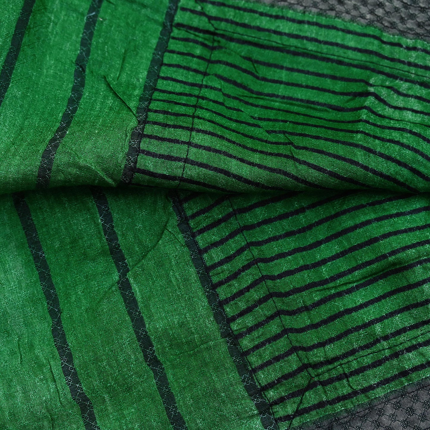 Indian Vintage Green Long Stole Pure Woolen Scarf Printed Dupatta Infinity Scarves Sarong Wrap Veil Woman Hijab Shawl Craft Fabric