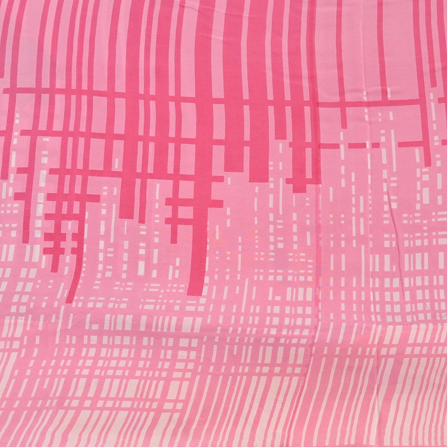 Indian Vintage Pink Pure Crepe Silk Saree Floral Print 5 Yards Soft Sewing Fabric for Dressmaking, Quilting, Crafting Upcycling