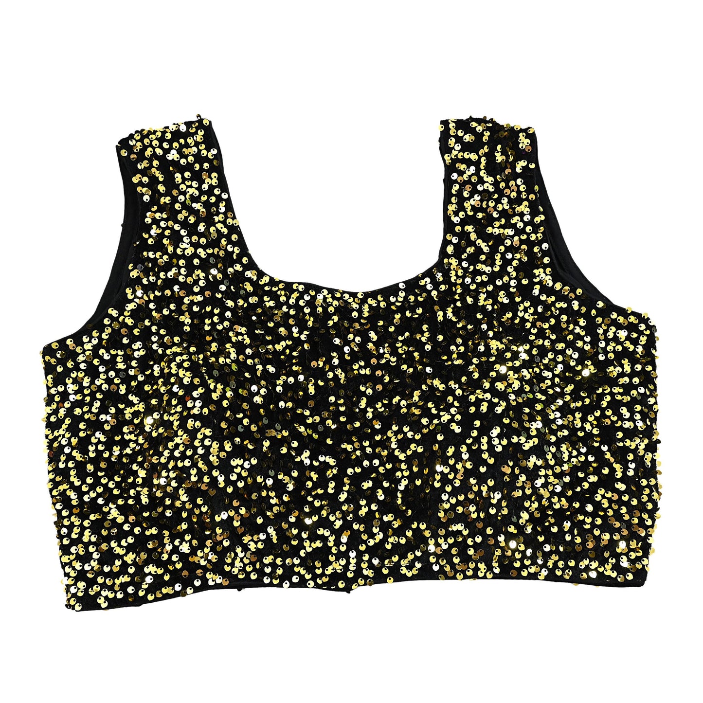Indian New Black Velvet Embroidered sleeveless Padded Blouse/Top/Crop Party wear Bollywood Blouse