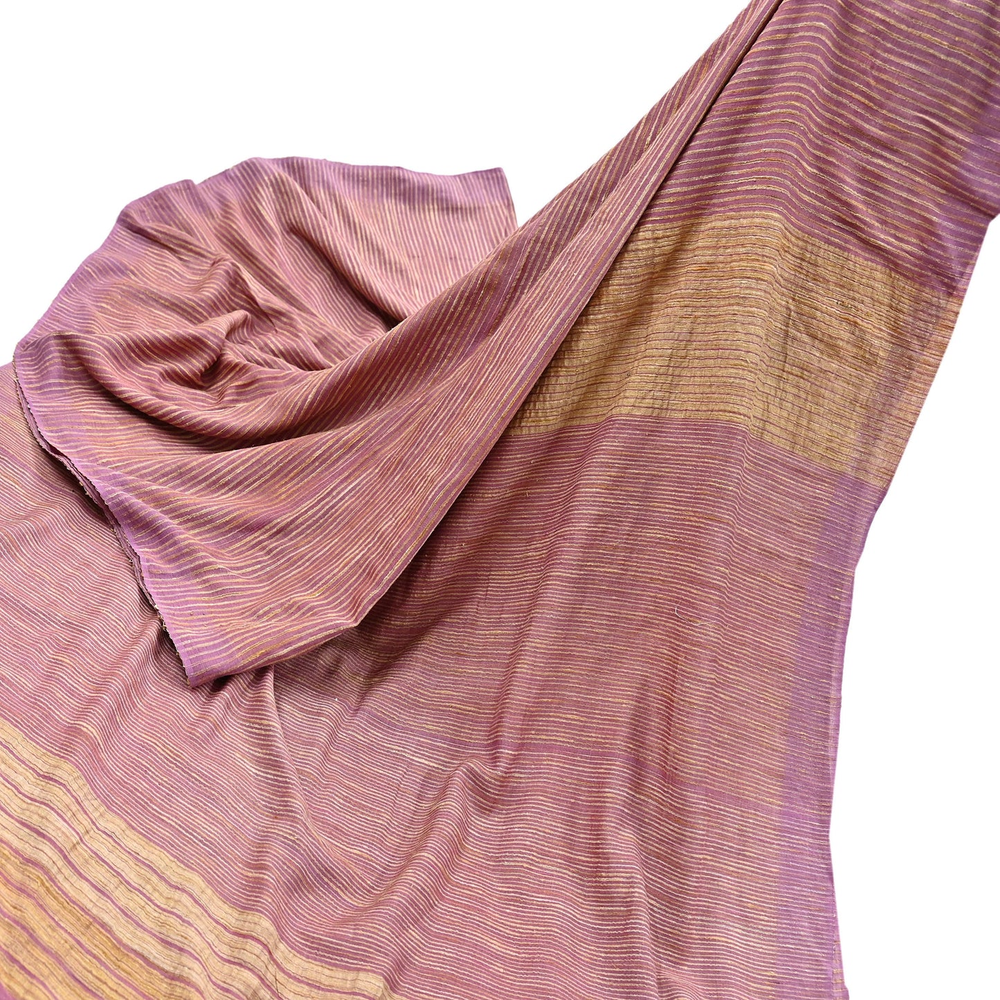 Indian Vintage Heavy Sari Pink Pure Khadi Silk Handloom Saree Craft Fabric 5yd Ethnic Wear Dress making For Crafting Quilting