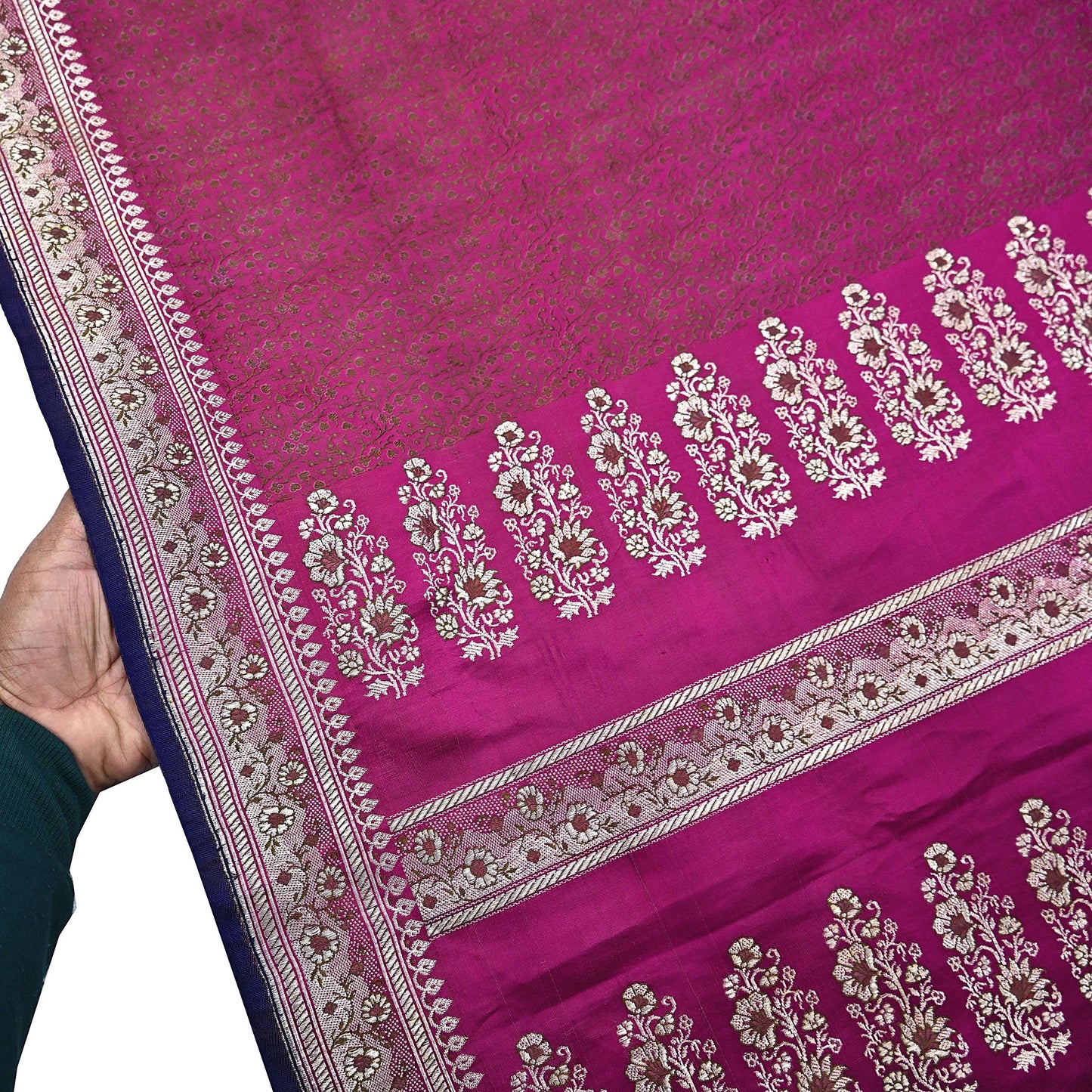 Indian Vintage Sari Pink Heavy Wedding Pure Satin Silk Woven Banarasi Tanchoi Saree 5Yd Ethnic Craft Fabric Upcycle Bridal Heavy Sarees