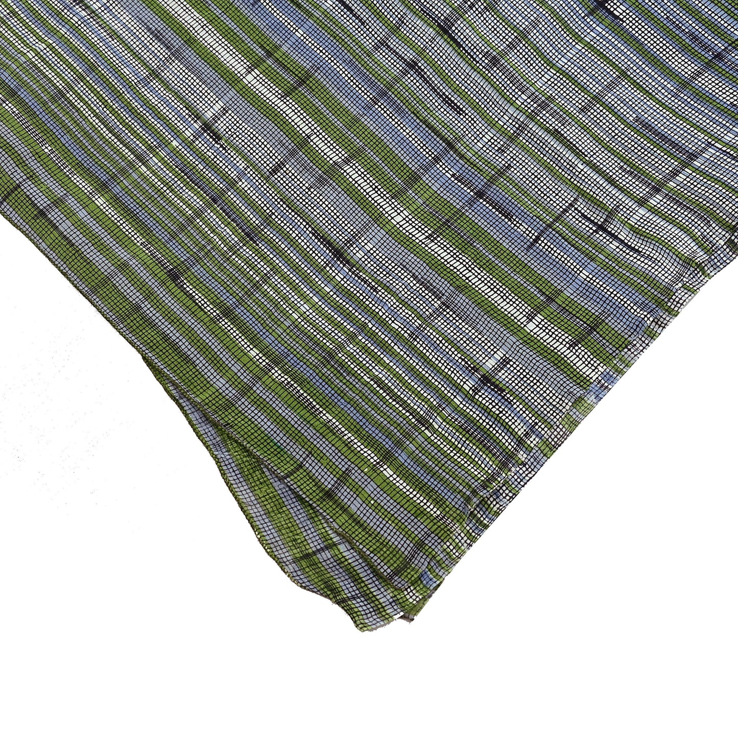 Indian Vintage Ivory Dupatta Long Stole Pure Crepe silk Printed Dupatta Veil Scarves soft Boho Wrap Dressmaking Stripes