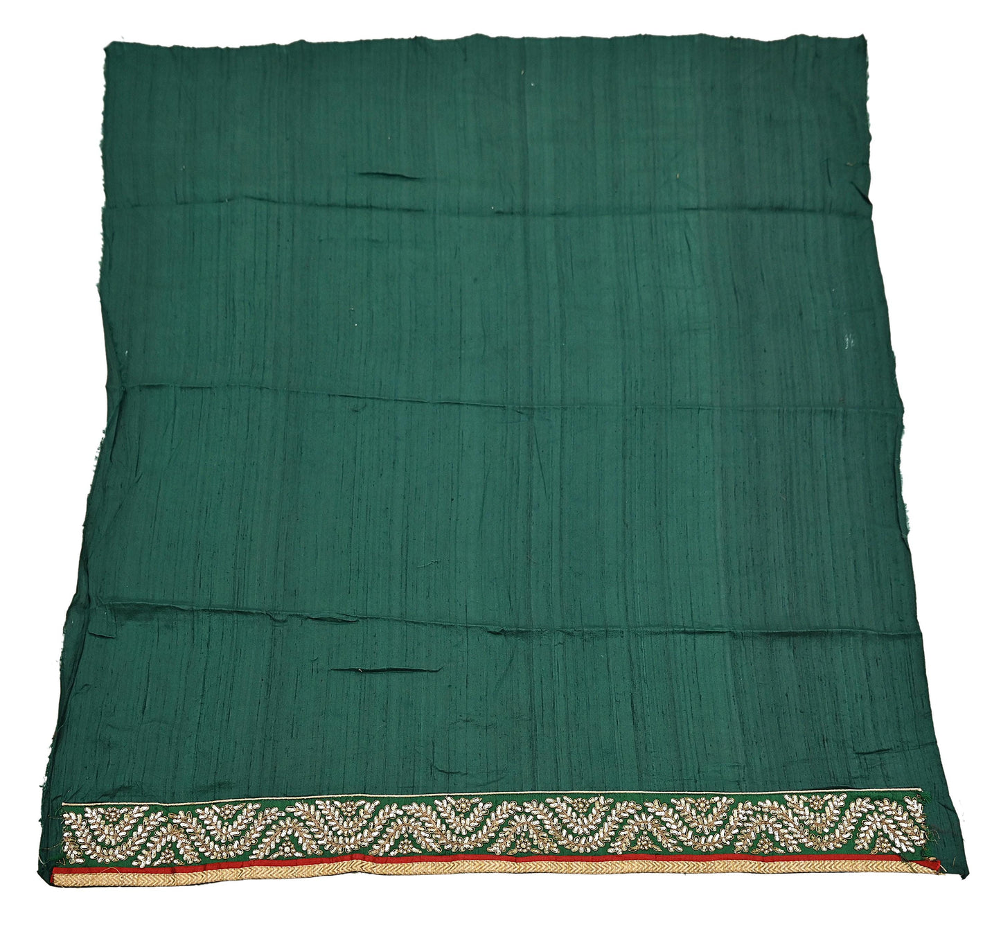 Indian Pre-Owned Sari Purple & Green pure georgette silk Hand Embroidered Designer Sabyasachi Lehenga Sarees Ethnic Wedding Sarees