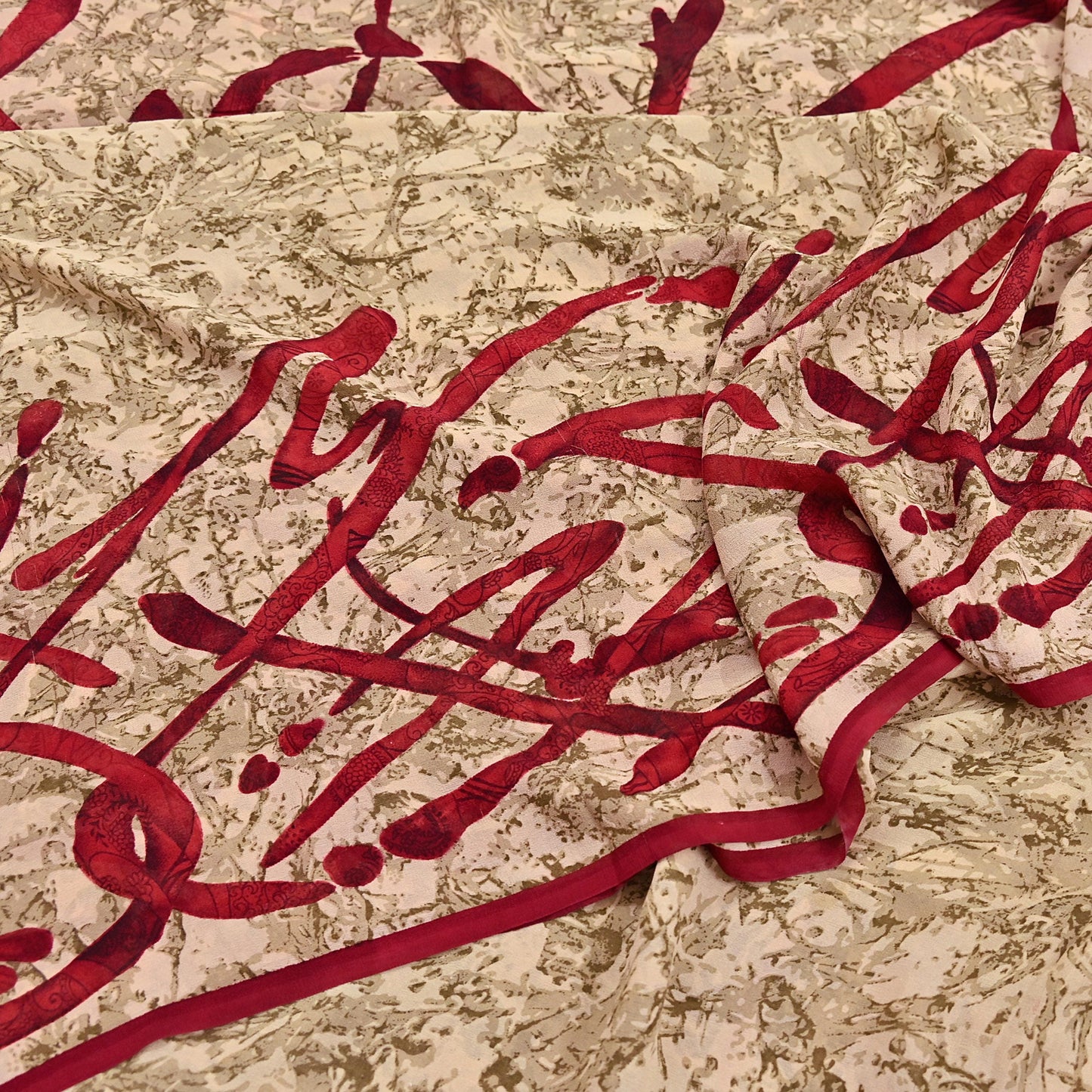 Indian Vintage Sari Pure Georgette Silk Printed Sarees 6Yd Craft Fabric Sewing Quilting Dress making Crafting Dress Designing