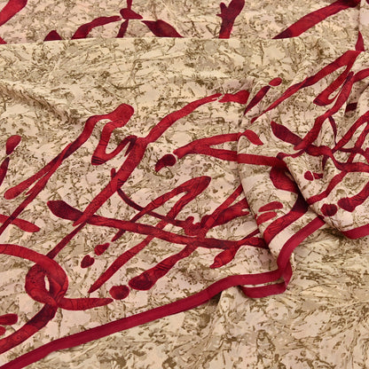 Indian Vintage Sari Pure Georgette Silk Printed Sarees 6Yd Craft Fabric Sewing Quilting Dress making Crafting Dress Designing