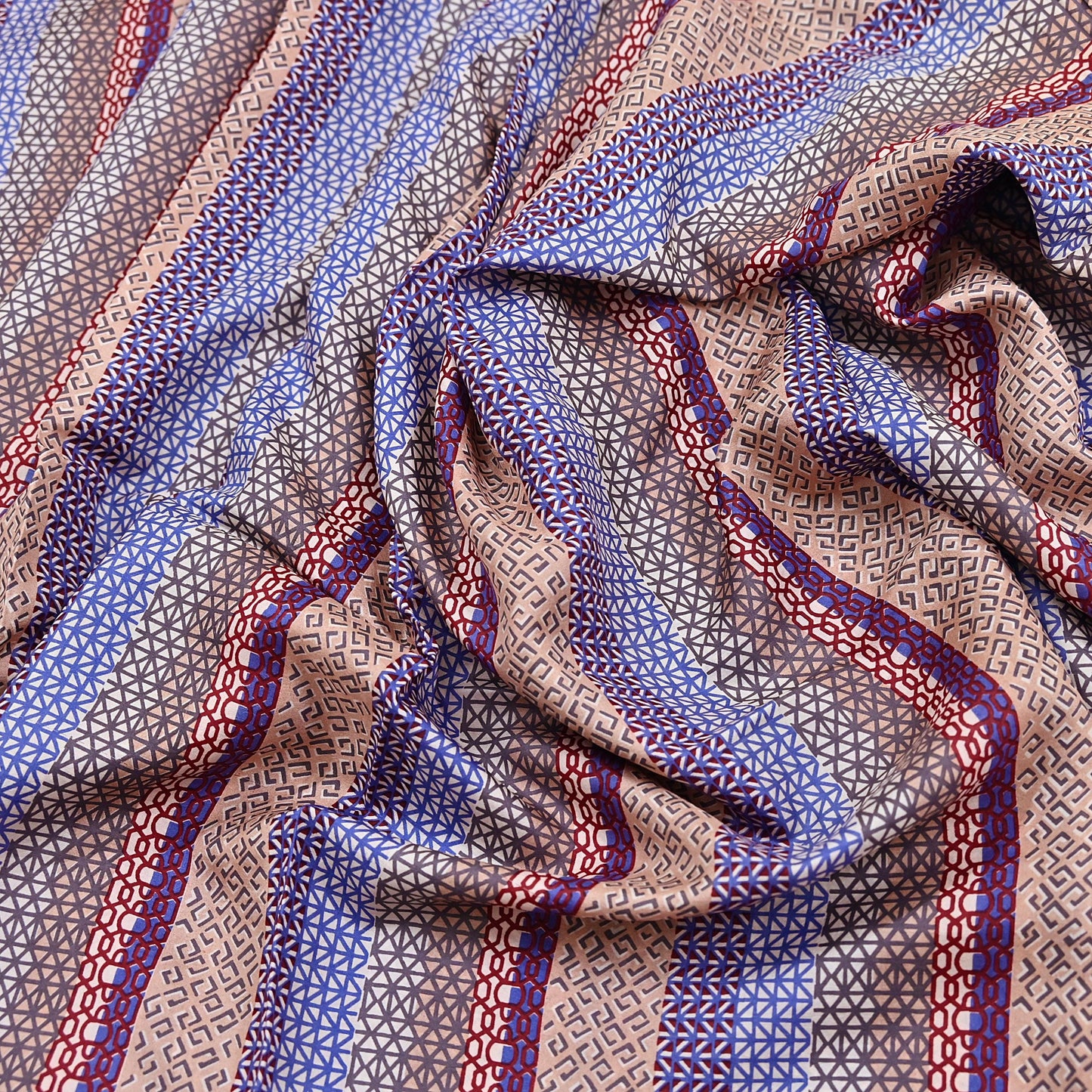 Indian Vintage Multi Pure Silk Printed Saree 5Yards Soft Floral Fabric for Dressmaking, Quilting, Crafting, Sewing, Dress Making