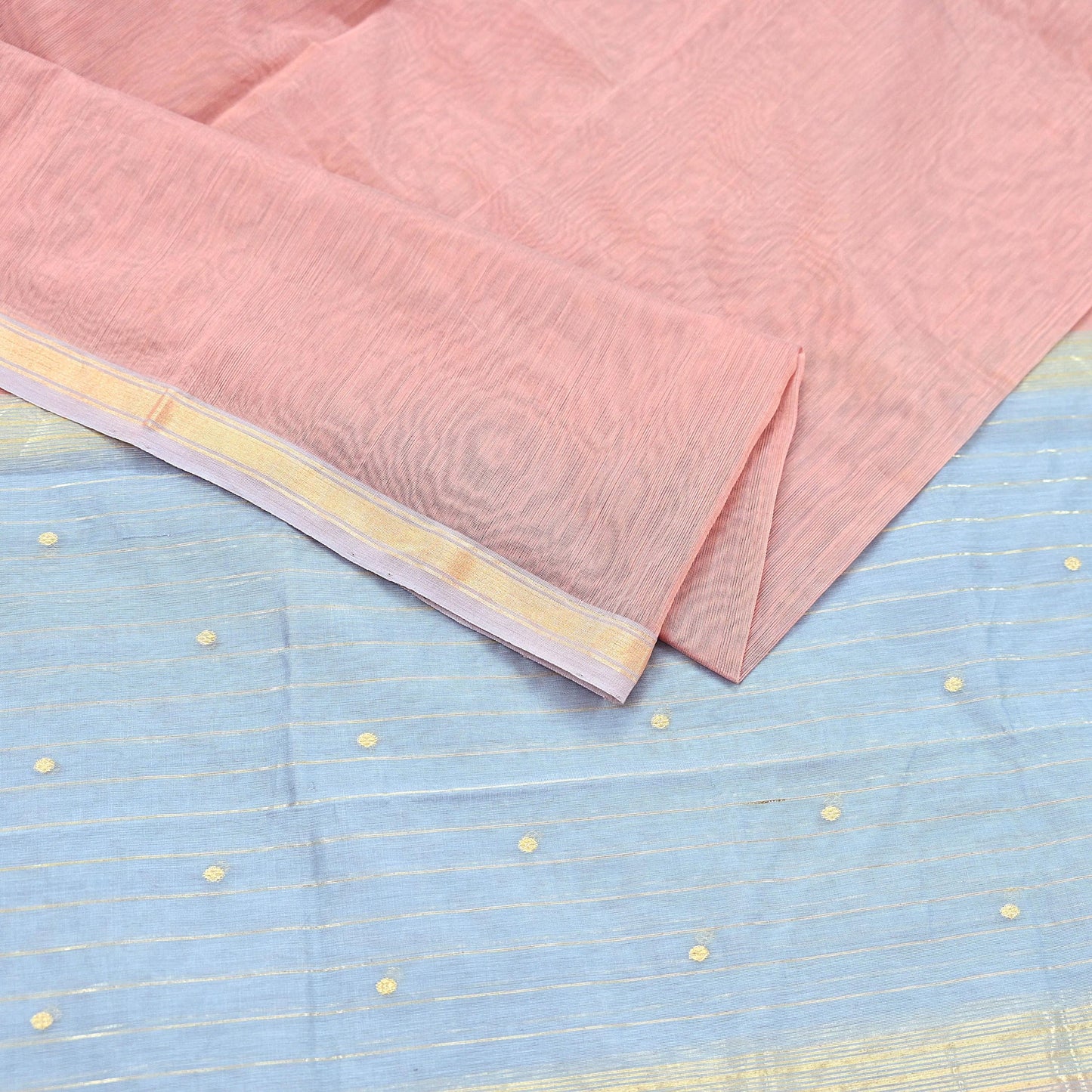 Indian Vintage Dupatta Long Stole Hand Woven Chanderi Scarves Veil Zari Soft Scarf Wrap Boho