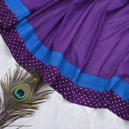 Indian Vintage Purple Dupatta Long Stole Cotton Embroidered kutch Scarves Veil Scarf Wrap