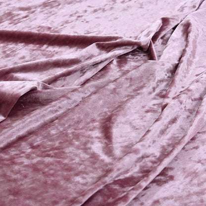Indian New Pink Velvet solid Design Fabric Crafting Quilting Dress making Crafting soft