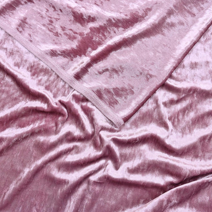 Indian New Pink Velvet solid Design Fabric Crafting Quilting Dress making Crafting soft