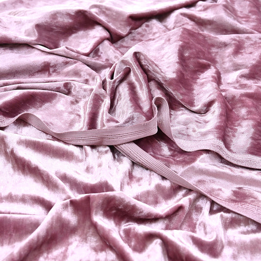 Indian New Pink Velvet solid Design Fabric Crafting Quilting Dress making Crafting soft