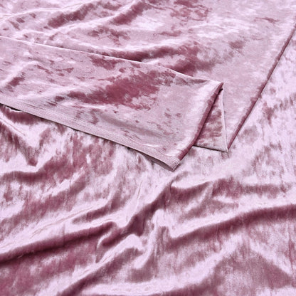 Indian New Pink Velvet solid Design Fabric Crafting Quilting Dress making Crafting soft