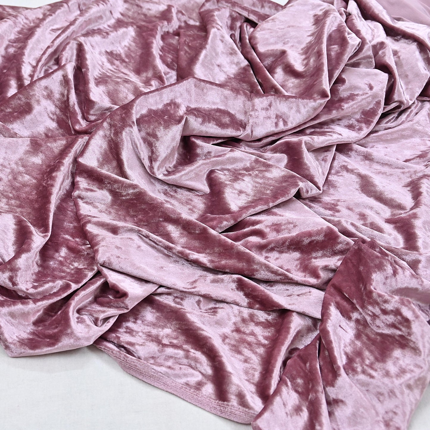 Indian New Pink Velvet solid Design Fabric Crafting Quilting Dress making Crafting soft