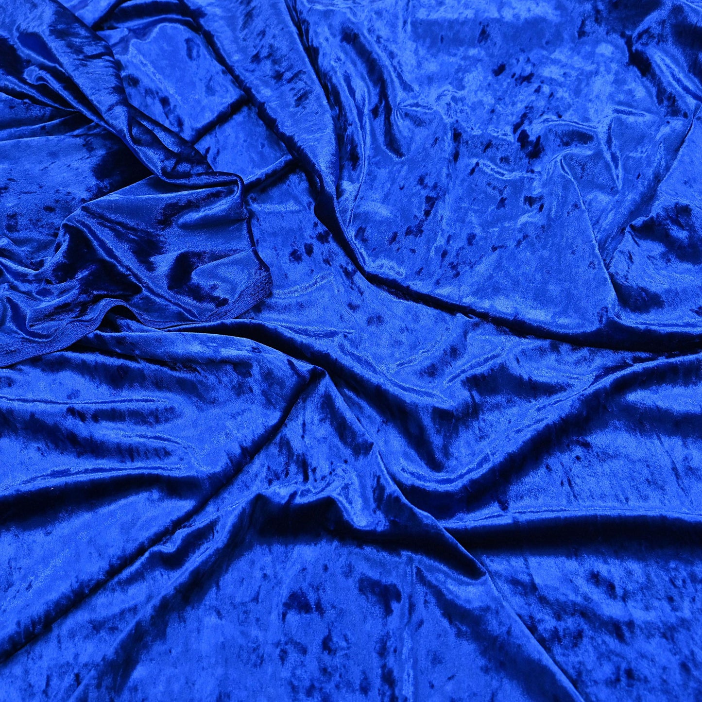 Indian New Royal Blue Velvet solid Design Fabric Crafting Quilting Dress making Crafting soft