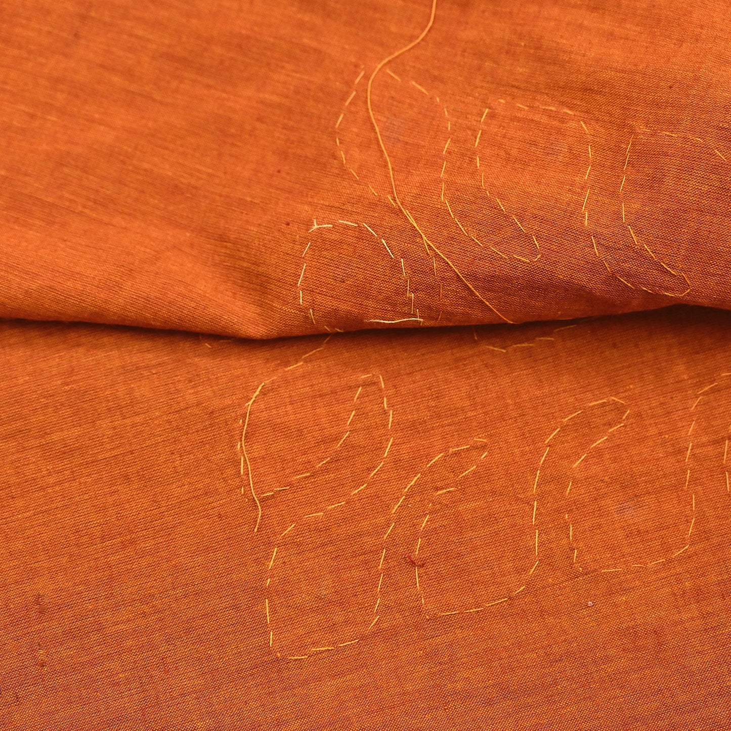 Indian Vintage saffron Dupatta Long Stole Embroidered Patches Pure Cotton Scarves Veil Soft Fringes