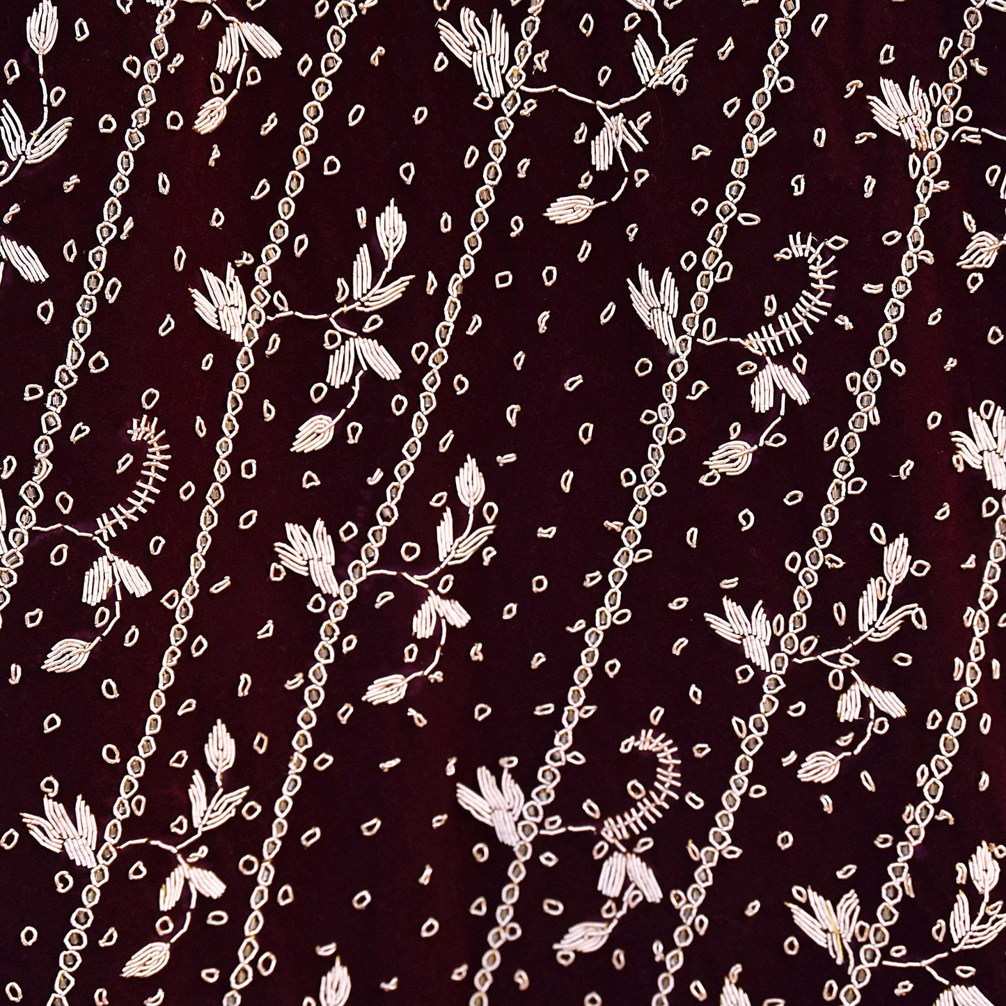 Indian Heavy Maroon Velvet Hand Embroidered Lehenga/Skirt Bridal Wear Zardozi/ Dabka Bollywood skirt Party wear