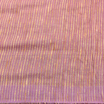 Indian Vintage Heavy Sari Pink Pure Khadi Silk Handloom Saree Craft Fabric 5yd Ethnic Wear Dress making For Crafting Quilting