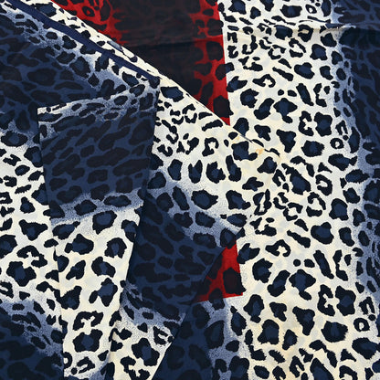 Indian Vintage Sari Multi Pure Crepe Silk leopard Print Saree 5yard Sewing Floral Craft Fabric Wrap Dress Making Crafting Quilting satyapaul