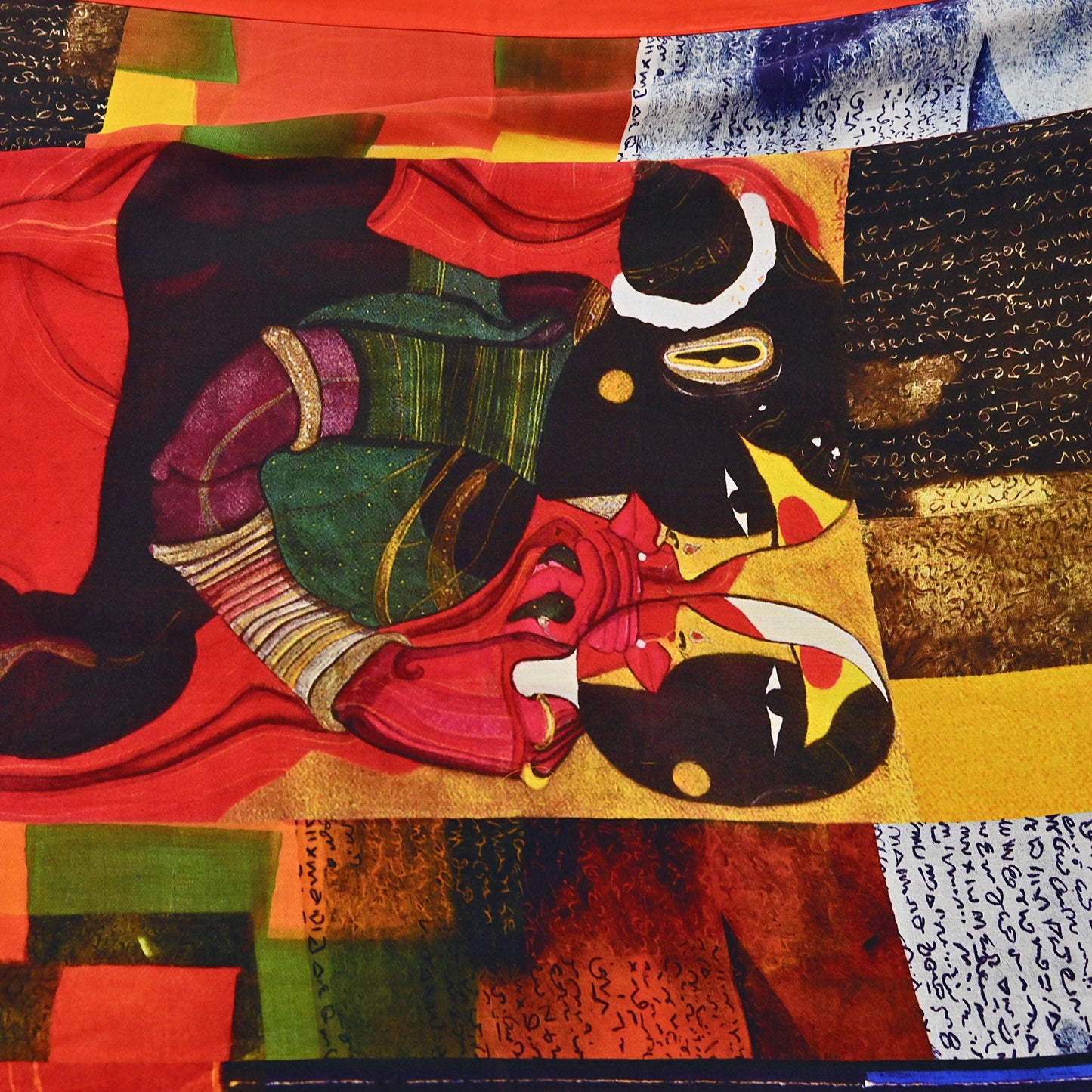 Indian Vintage Saree Multi Pure Silk Digital Printed Sari 6yd Sewing Floral Soft Craft Fabric Dress Making Crafting Quilting