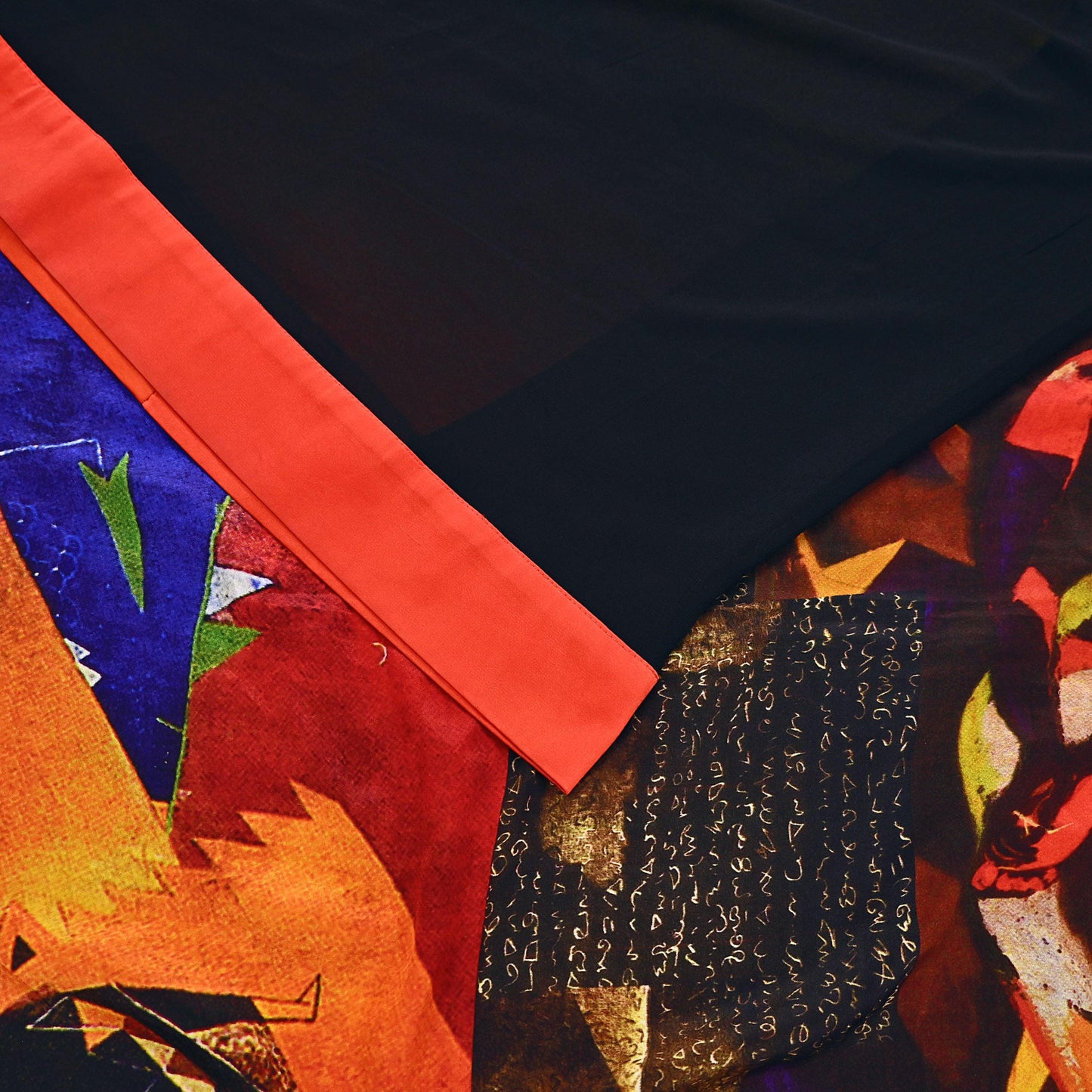 Indian Vintage Saree Multi Pure Silk Digital Printed Sari 6yd Sewing Floral Soft Craft Fabric Dress Making Crafting Quilting