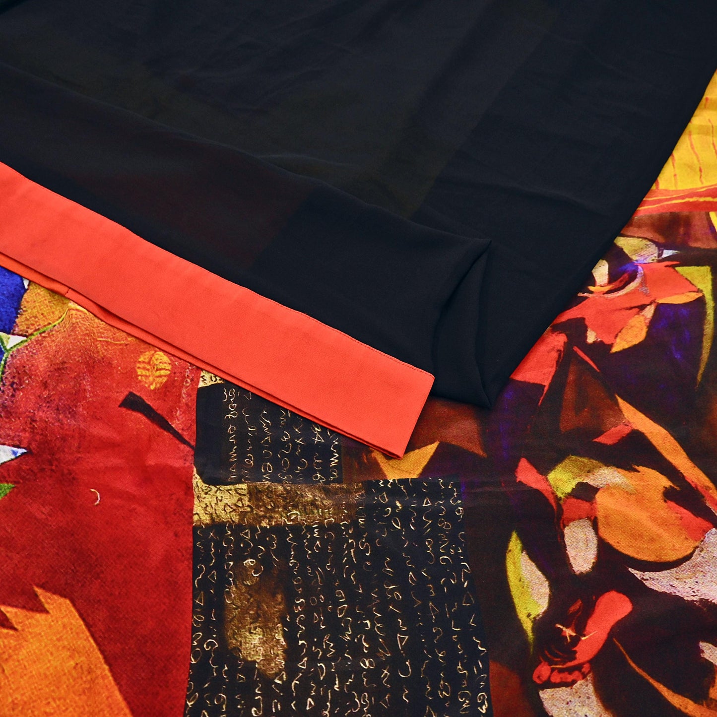 Indian Vintage Saree Multi Pure Silk Digital Printed Sari 6yd Sewing Floral Soft Craft Fabric Dress Making Crafting Quilting