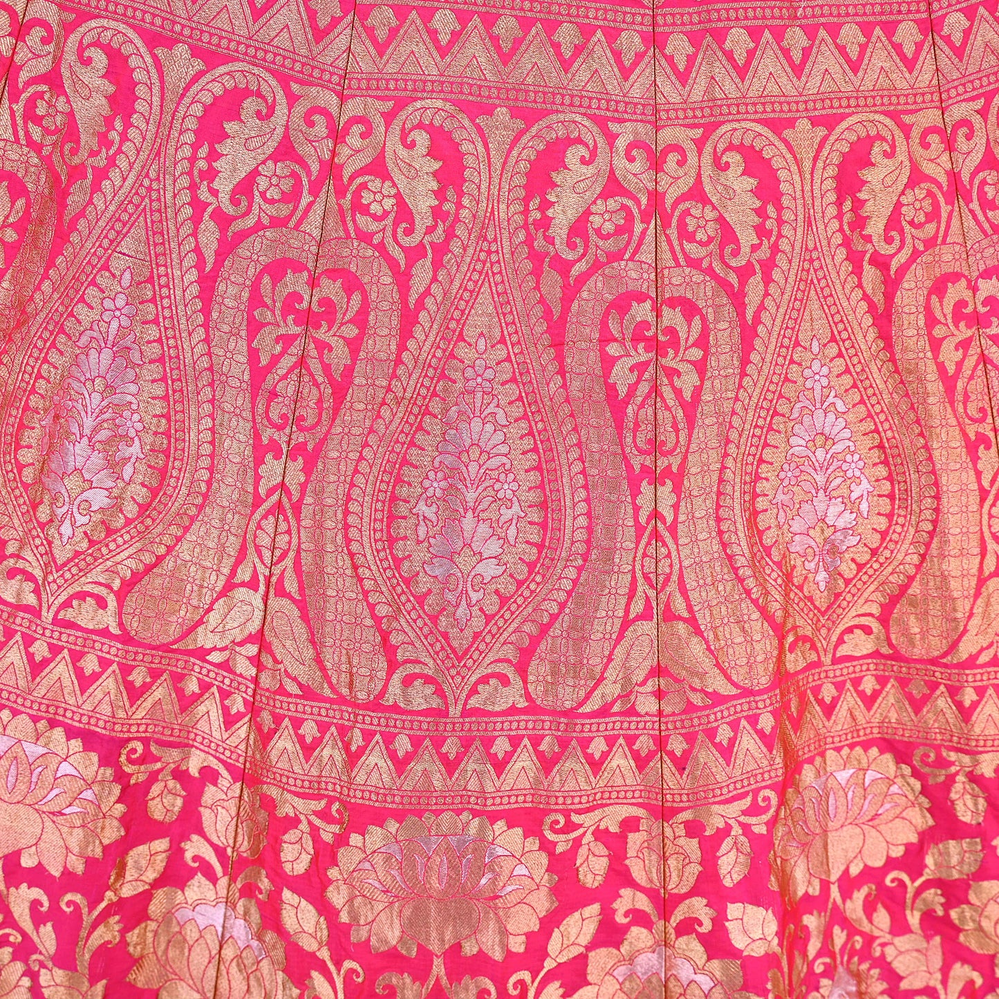 Indian Heavy Wedding pink & orannge Pure Silk Hand Embroidered banarasi Lehenga/Skirt Designer By Manish Malhotra Bridal Wear Zardozi