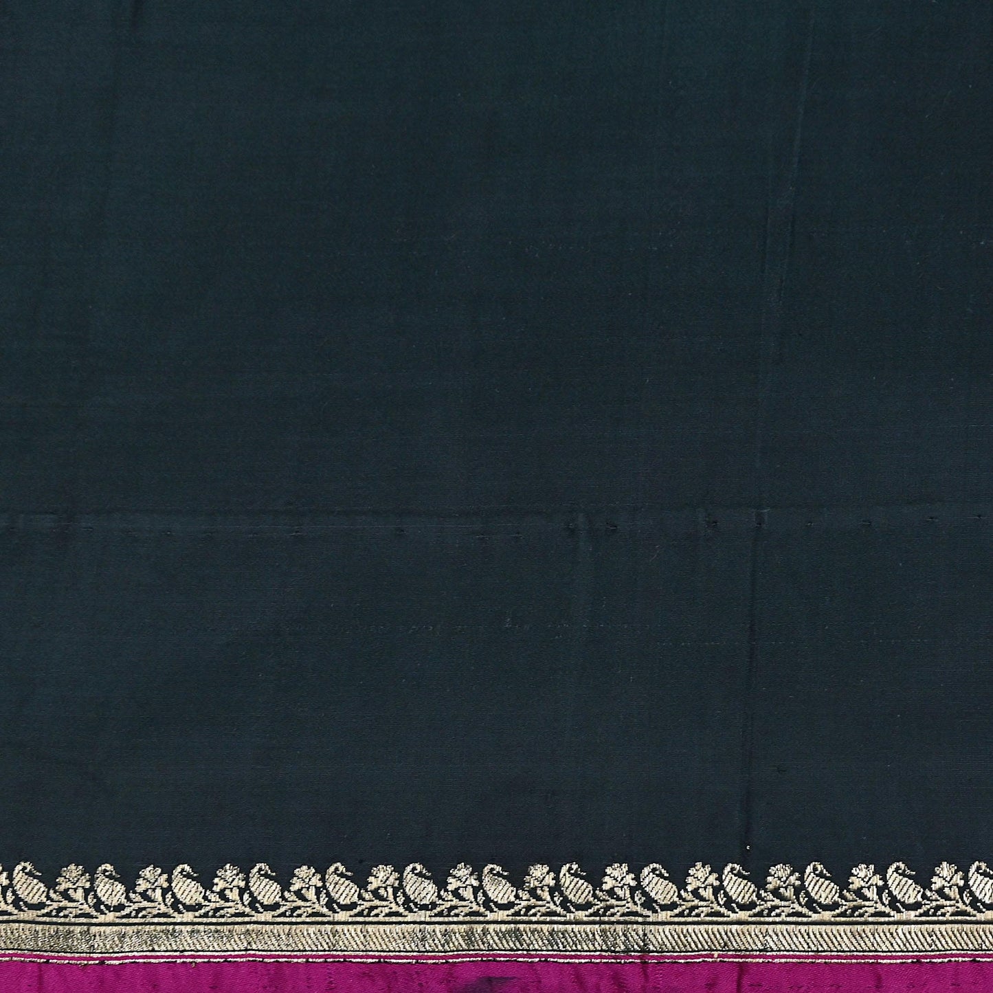 Indian Vintage Sari Black Heavy Wedding Pure Satin Silk Woven Banarasi Tanchoi Saree 5Yd Ethnic Craft Fabric Upcycle Bridal Heavy Sarees