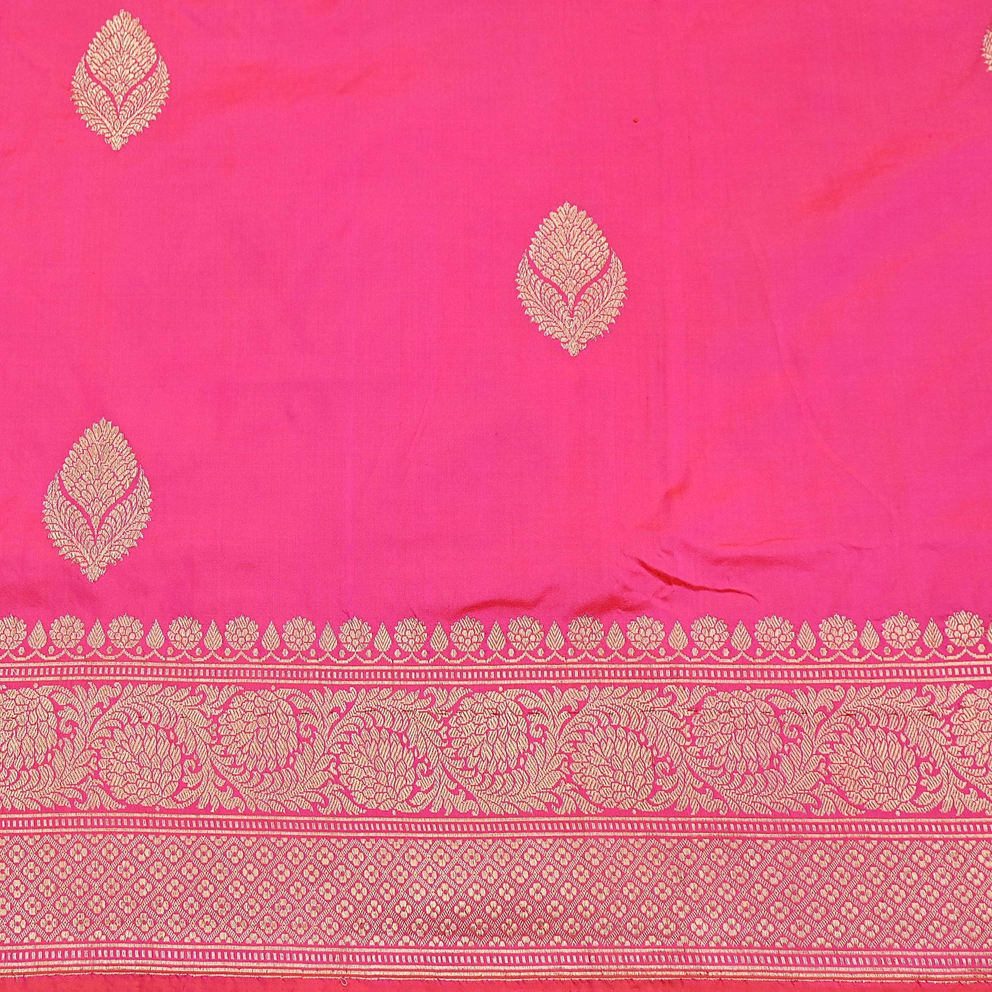 Indian Vintage Pink & Purple Sari Wedding Pure Silk Hand Woven Banarasi Sarees Zari 5Yd Ethnic Dress Making Crafting