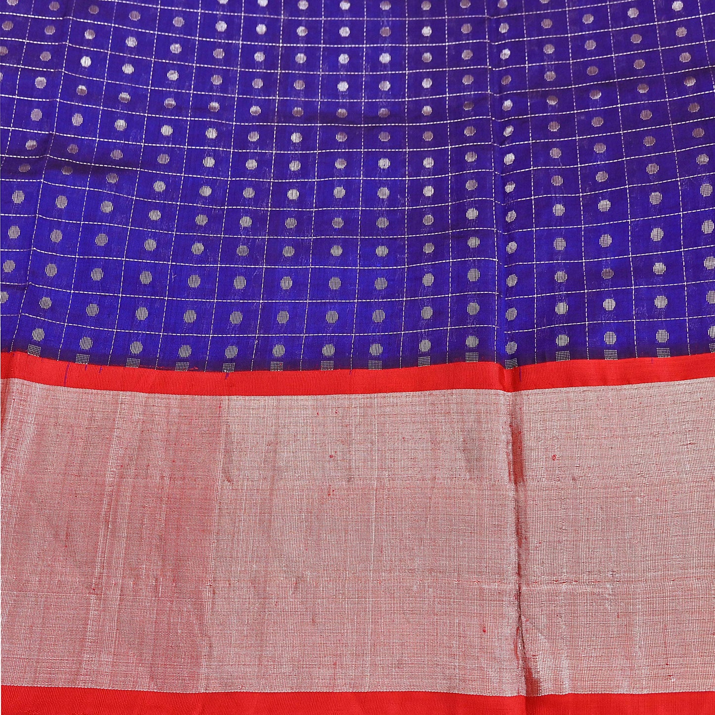 Indian Vintage Heavy Kanjivaram Saree 100% Pure Silk Sari Metallic Zari 5Yd Floral Crafting Dress making Ethnic Floral Fringes