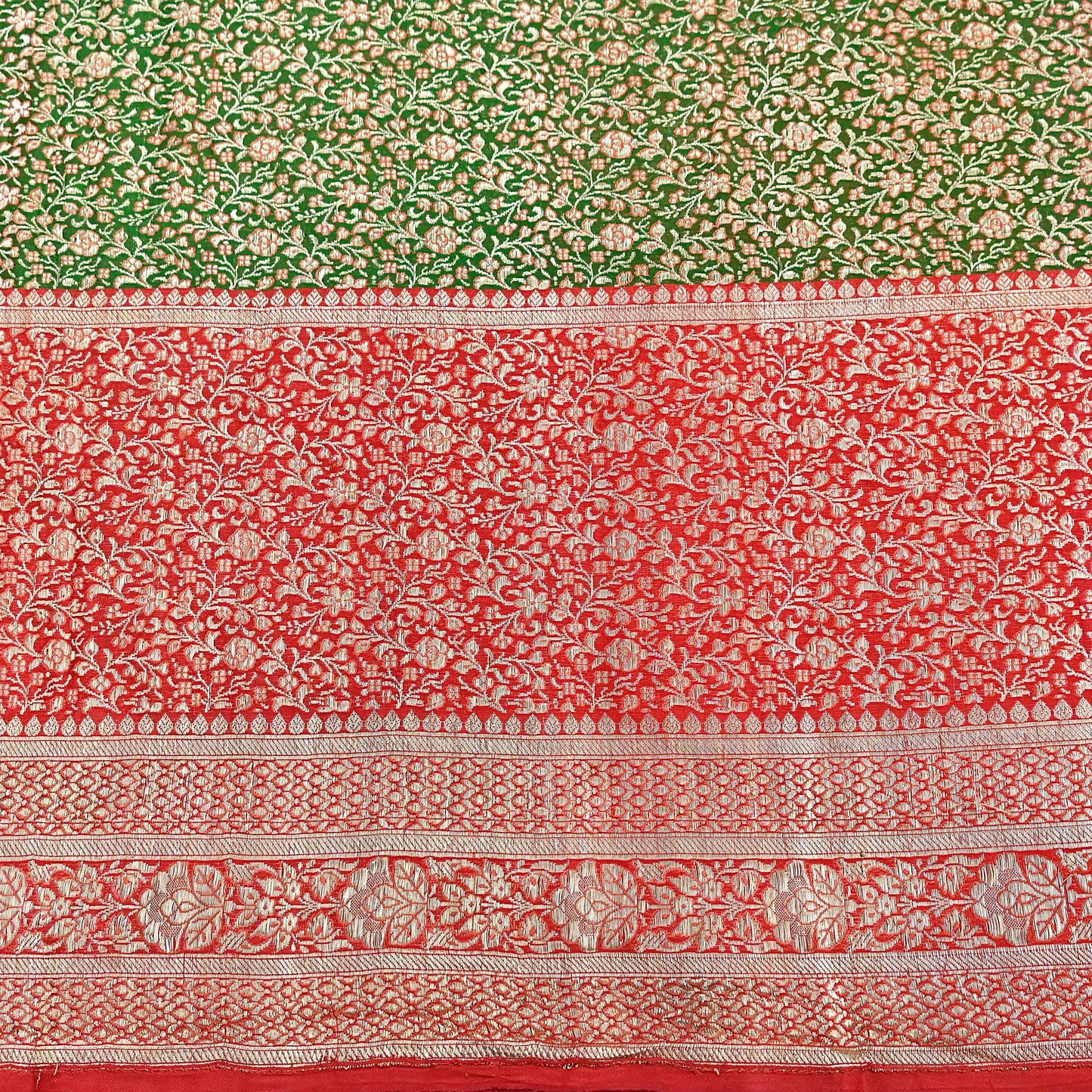 Indian Vintage Sari Heavy Pure Satin Silk Woven Banarasi Brocade Saree Zari 5Yd Ethnic Dress making Crafting Bollywood